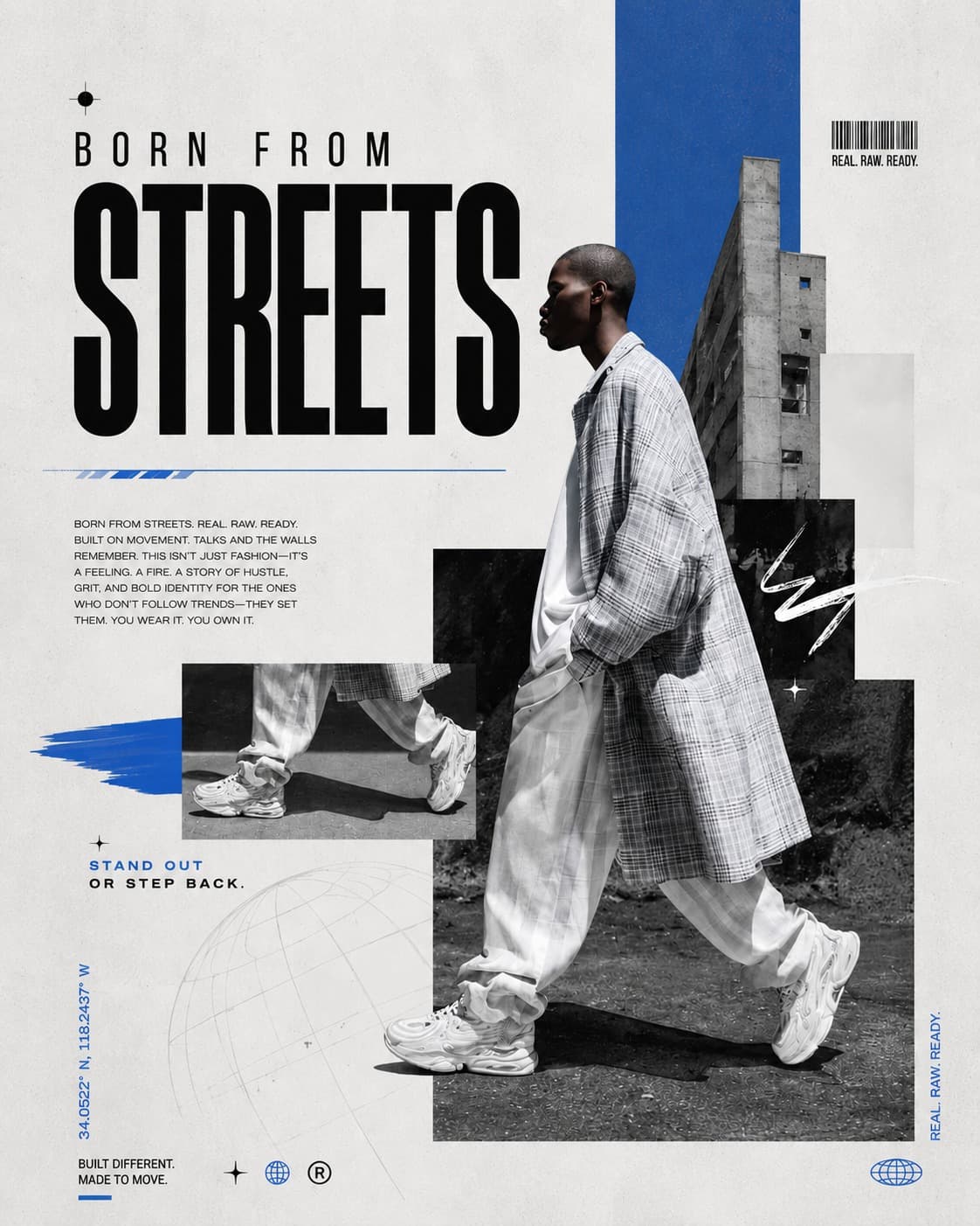 Born From Streets — Streetwear — social media design by Babar Ali